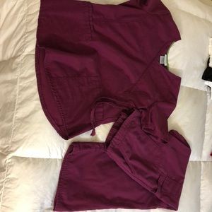 XS scrub star scrubs / wine